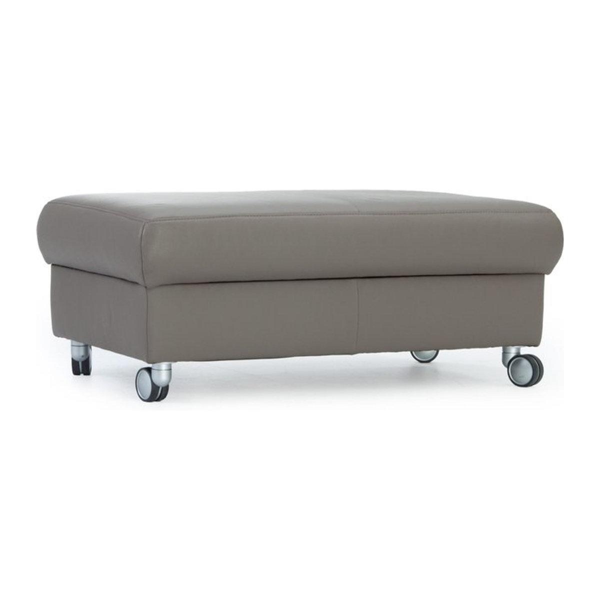 Himolla Hocker 1112 mit Stauraum aus Leder in Braun, Modern - Bild 1
