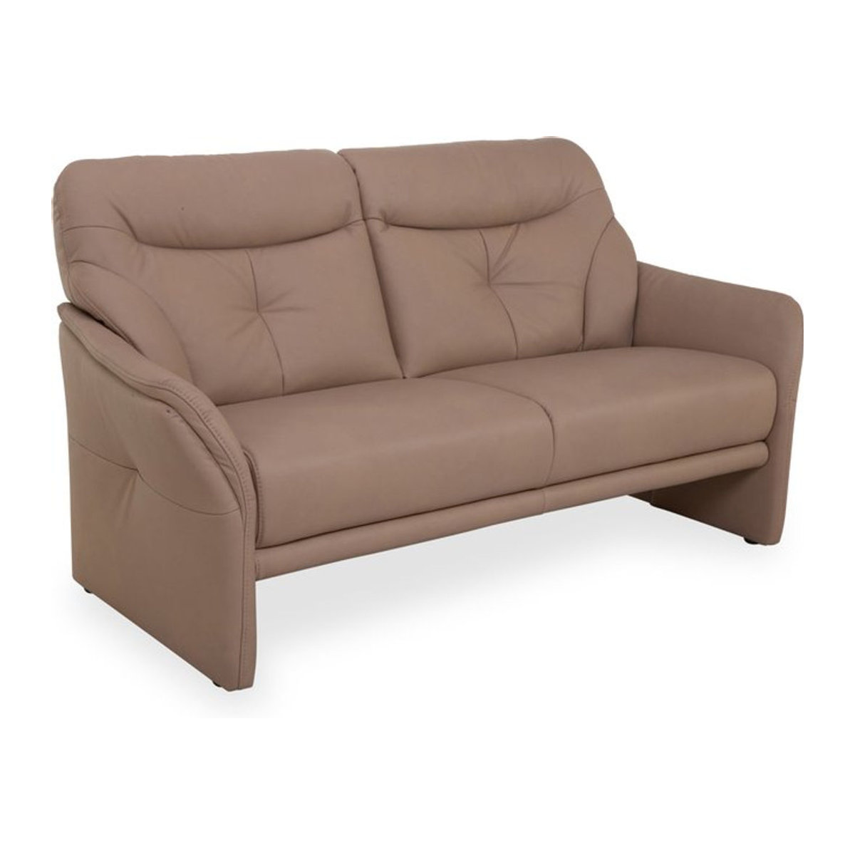 Himolla Sofa Antelao 2,5 Sitzer aus Echtleder in Taupe Meliert Modern - Bild 1