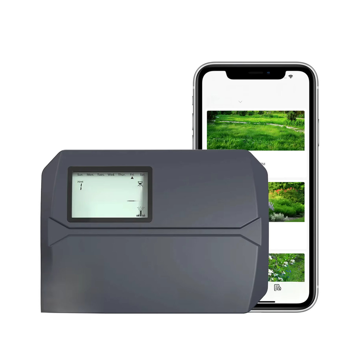 HiOazo 8-Zonen Smart-Bewässerungsregler mit WiFi und LCD-Display für Rasen und Innenhof zur App-basierten Steuerung inklusive Wetterschätzung und manueller Bewässerung - Bild 6
