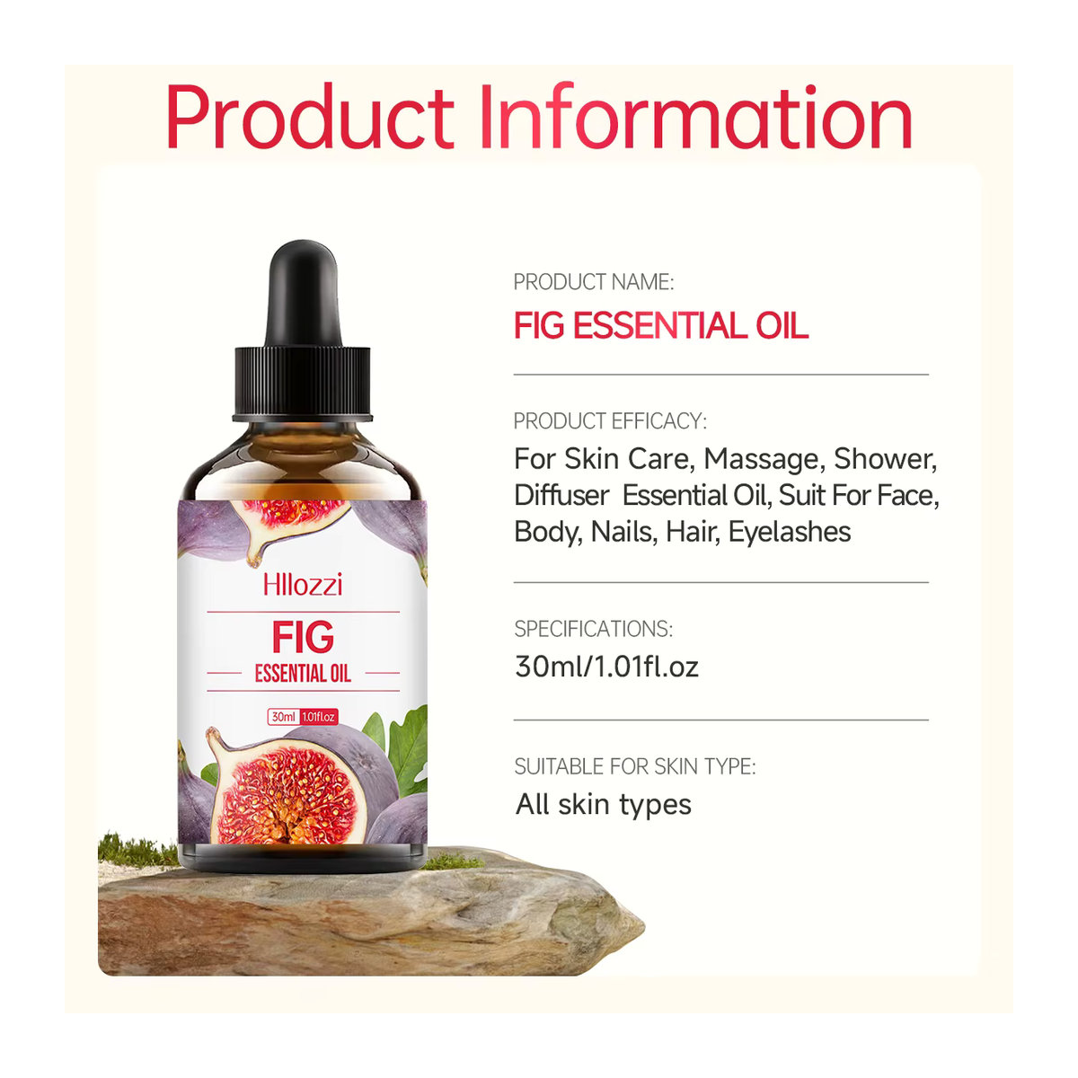 Hllozzi Ätherisches Feigenöl, reines Pflanzenöl für Aromatherapie und DIY-Produkte, 30 ml - Bild 5