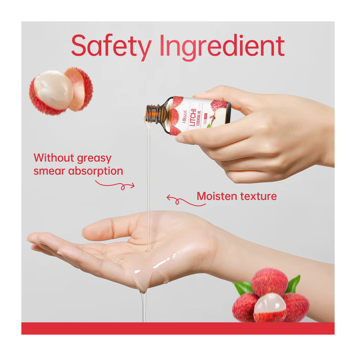 Hllozzi Ätherisches Litschi-Öl, reines Pflanzenöl für Aromatherapie und Diffusoren, 30 ml - Bild 3