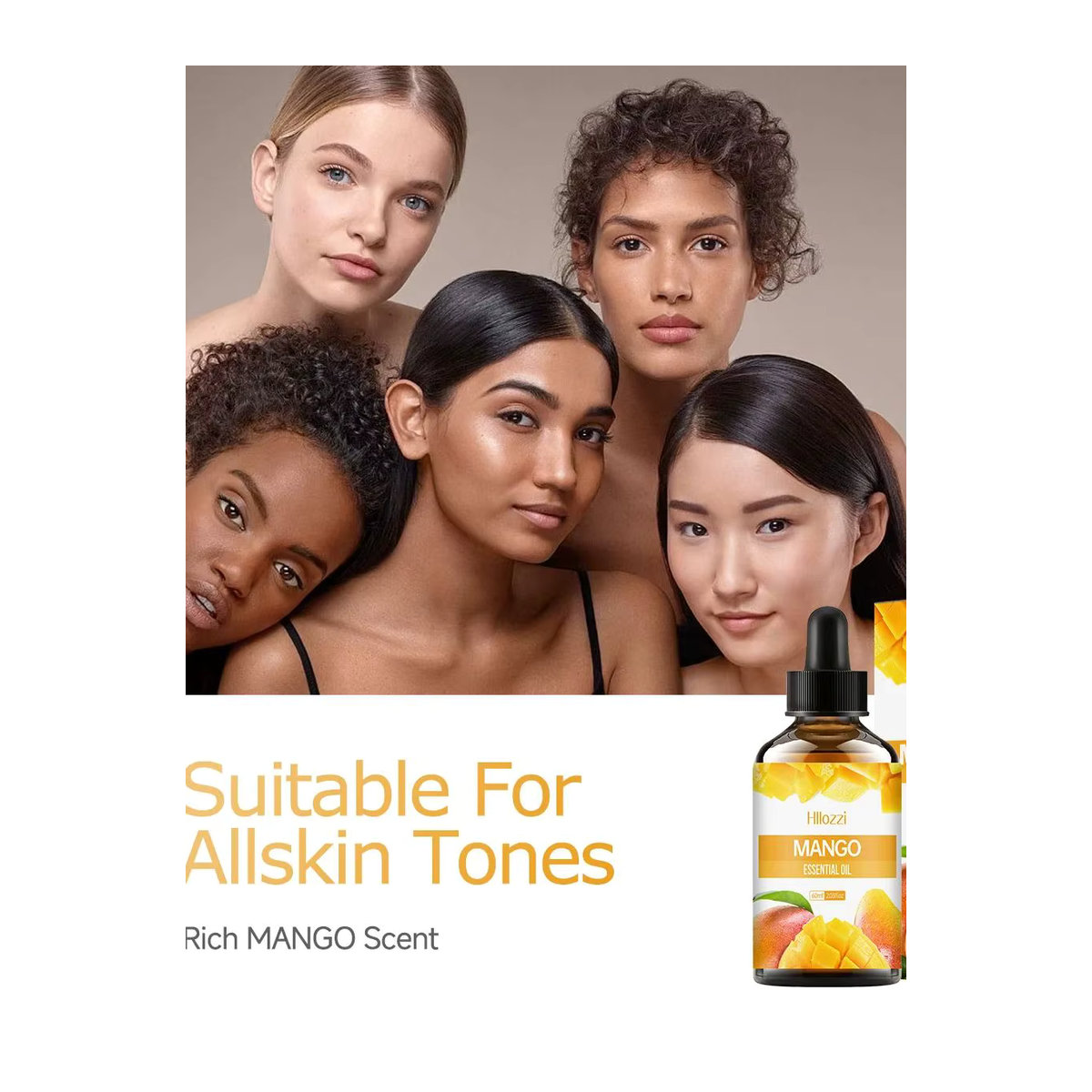 Hllozzi Ätherisches Mangoöl für Aromatherapie und Diffusoren, Fruchtiges Öl in brauner Glasflasche - Bild 7