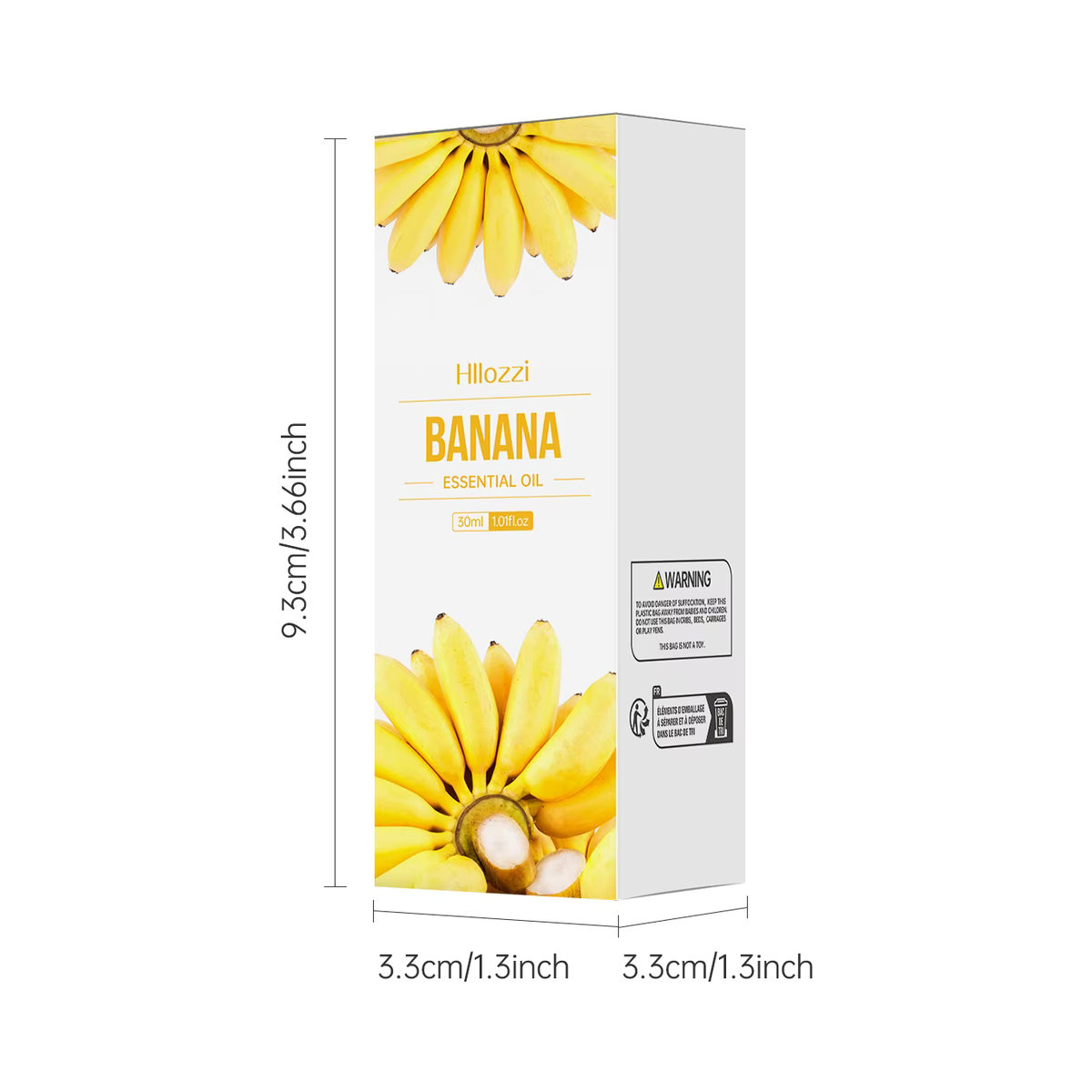 Hllozzi Bananenöl ätherisches Öl für Haut und Haar, 30 ml, Gelb Transparent - Bild 3