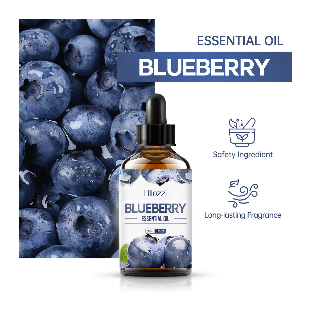 Hllozzi Blaubeerenöl mit ätherischem Aroma für die Aromatherapie - Bild 2