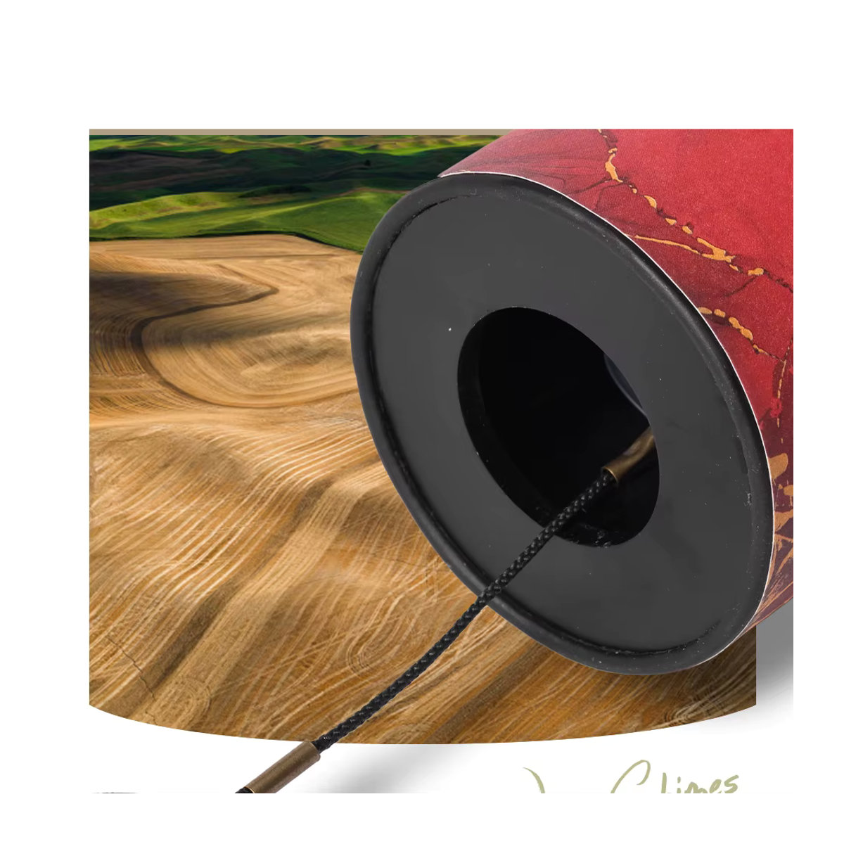 Hluru Bambus-Windspiel mit 9 Ruten und C G Am Dm Akkorden für Garten und Terrasse - Bild 2