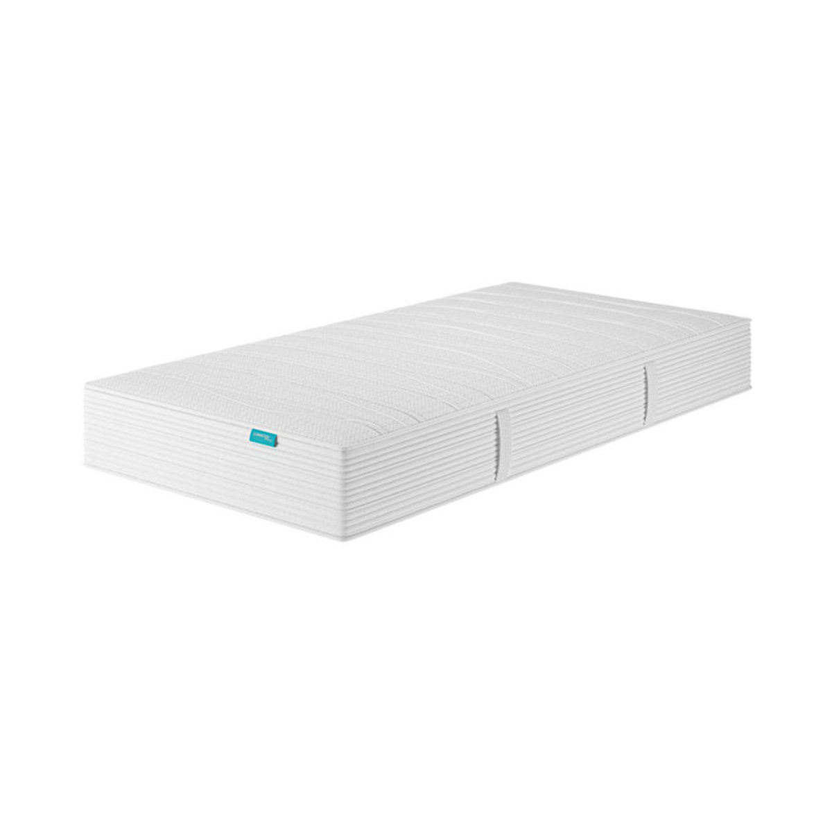 Hn8 Schlafsysteme Dynamic XXL Taschenfederkern-Matratze mit 7 Zonen, Weiß, B: 100 cm, L: 200 cm, Härtegrad H5, bis 200 kg belastbar - Bild 1