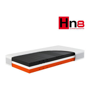 HN8 SCHLAFSYSTEME Sleep Balance Pro 7-Zonen Kaltschaum-Matratze mit Wendefunktion, Weiß, B/T: 90 x 200 cm