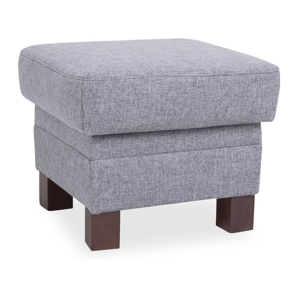 Hocker SYSTEMPOLSTER ZIPORA in Grau Aqua mit Buchegestell und Stoffbezug im skandinavischen Design, B/T/H: 48 x 60 x 60 cm - Bild 1