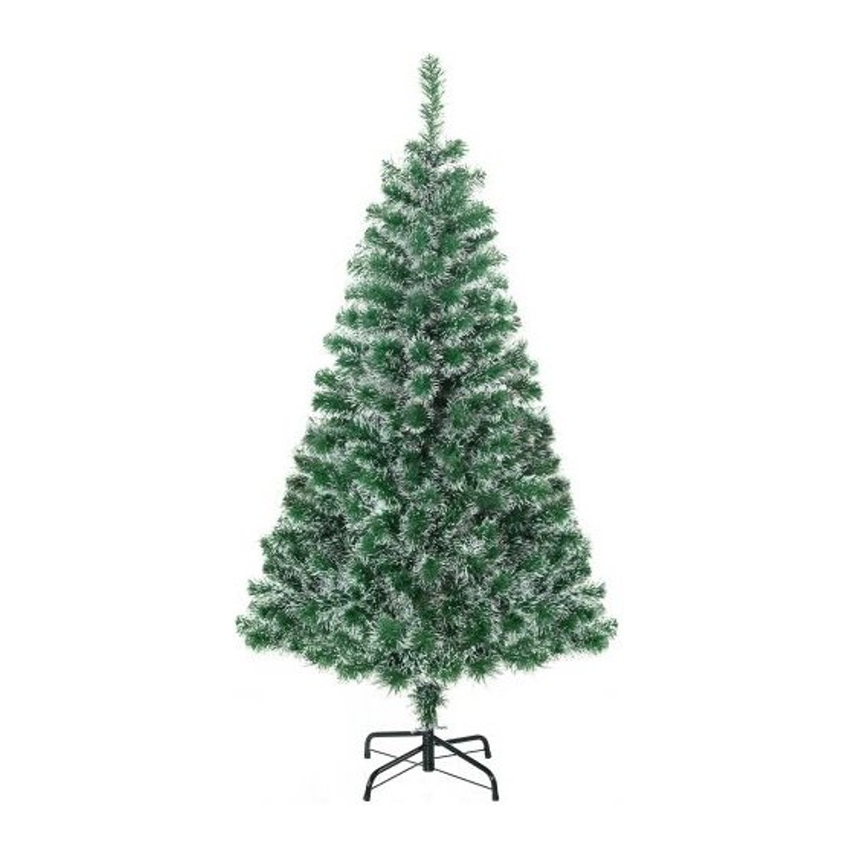 HOMCOM künstlicher Weihnachtsbaum in Grün mit 416 Zweigen und Metallbasis, Höhe: 150 cm - Bild 1