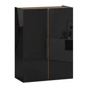 HOMCOM Schuhschrank Modern in Schwarz mit 6 Ebenen und Soft-Close-Funktion für bis zu 18 Paar Schuhe