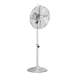 HOMCOM Standventilator aus Stahl in Silber und Grau mit 3 Geschwindigkeitsstufen und verstellbarem Neigungswinkel