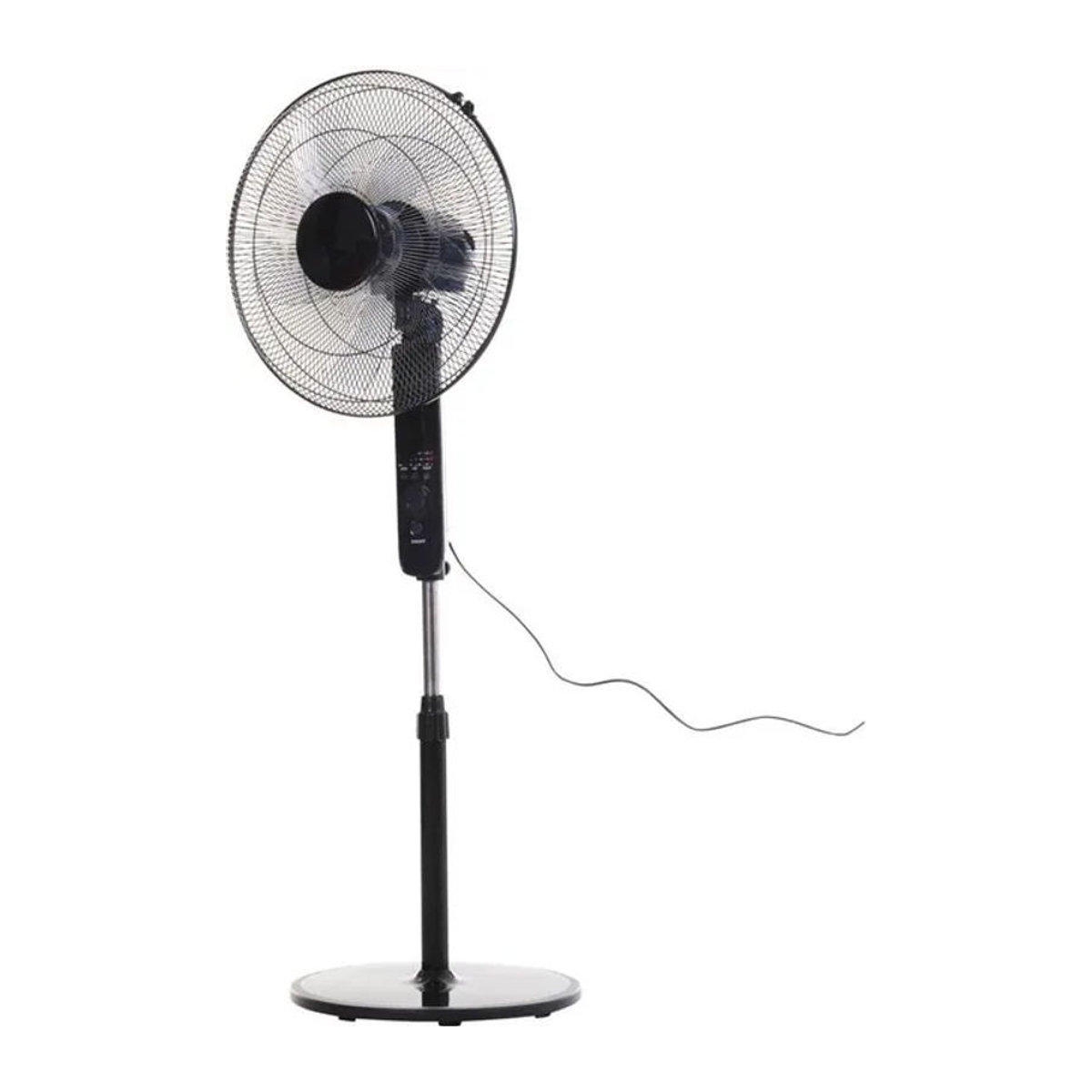HOMCOM Standventilator in Schwarz aus Metall und Kunststoff mit 45 cm Durchmesser - Bild 1