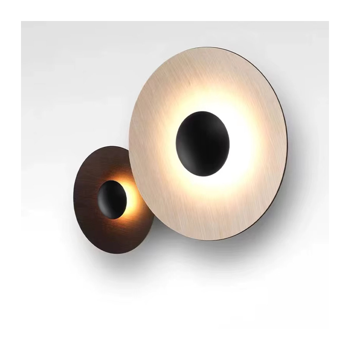 HomeLover Moderne Nordic LED Wandleuchte Rund für Wohnzimmer, Flur und Schlafzimmer mit integriertem LED - Bild 2