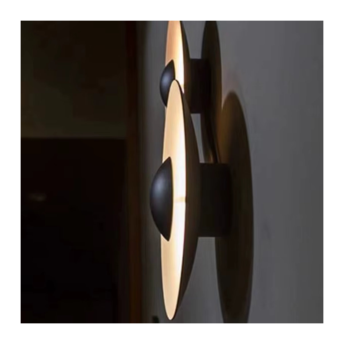 HomeLover Moderne Nordic LED Wandleuchte Rund für Wohnzimmer, Flur und Schlafzimmer mit integriertem LED - Bild 5