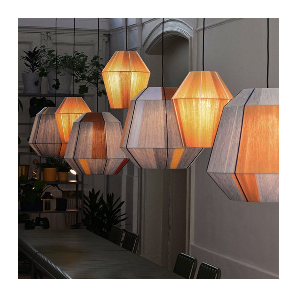 HomeLover Pendelleuchte im Bohemian Stil aus Hanf, Rattan und Holz in Bunt - Bild 1