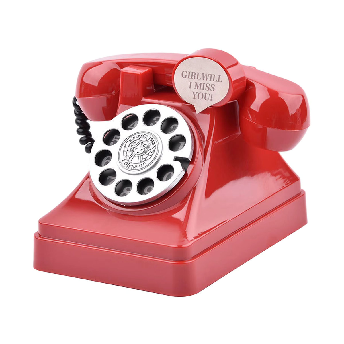 Homyl Münzbank Cartoon Vintage Telefon als Sparschwein aus Kunststoff, mehrfarbig - Bild 2