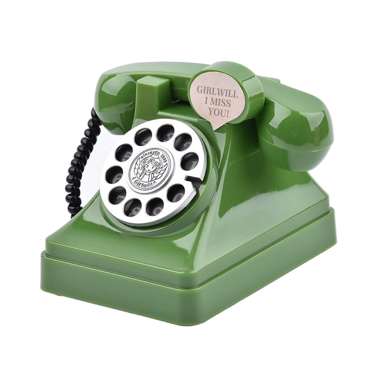 Homyl Münzbank Cartoon Vintage Telefon als Sparschwein aus Kunststoff, mehrfarbig - Bild 4