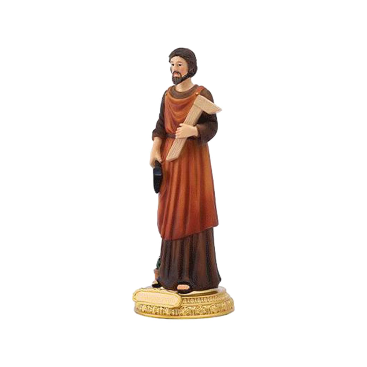 Homyl St. Joseph Statue aus Kunstharz in Mehrfarbig als dekorative christliche Figur für deine Innendekoration - Bild 3