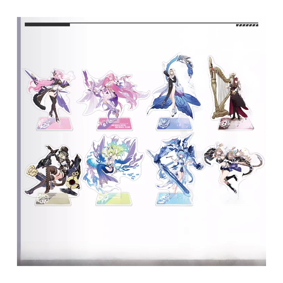 Honkai Impact 3rd Acryl-Aufsteller TENNYALEN Anime Figuren Set, mehrfarbig - Bild 4