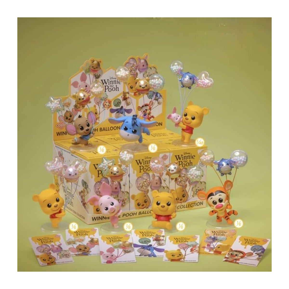 Hot Toys Cosbi Disney Winnie Pu Balloon Party Mystery Blind Box Sammelfigur aus Kunststoff in Mehrfarbig - Bild 1