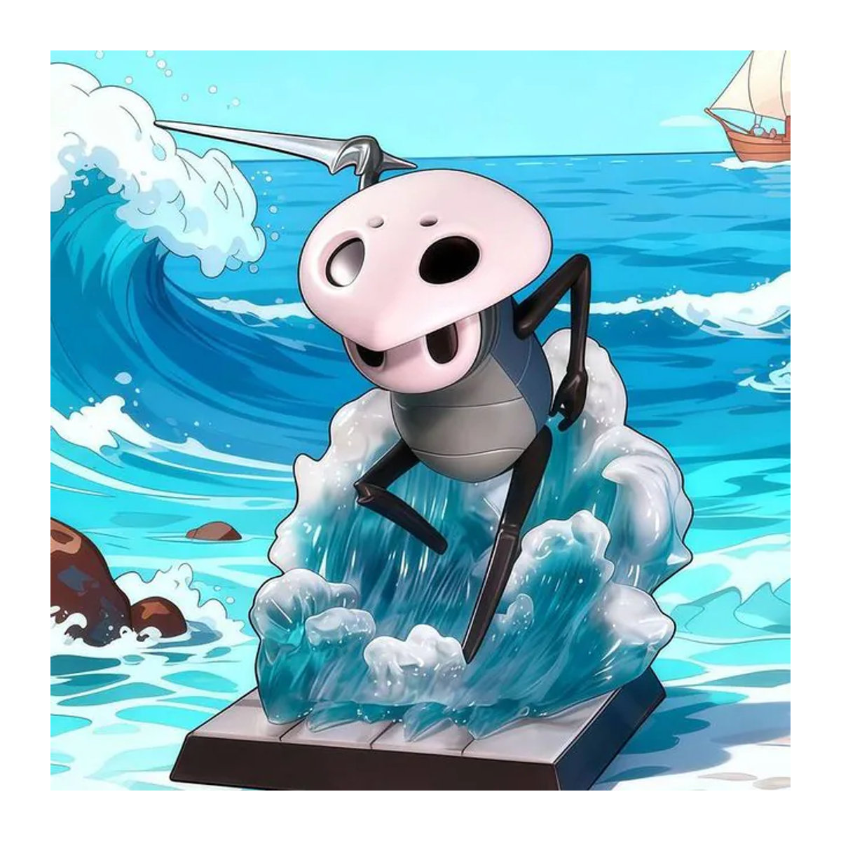 Hot Toys Hollow Knight Wave Quirrel Actionfigur aus Kunstharz, mehrfarbig, Höhe: 16 cm - Bild 1