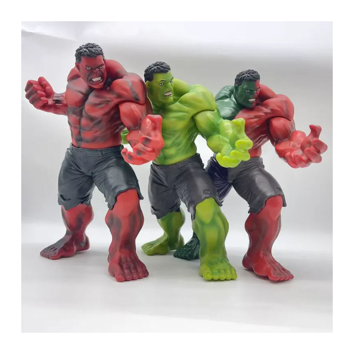 Hot Toys Hulk Roter Riese Actionfigur aus Kunststoff, Höhe: 20 cm, Farbe: Rot/Mehrfarbig - Bild 4