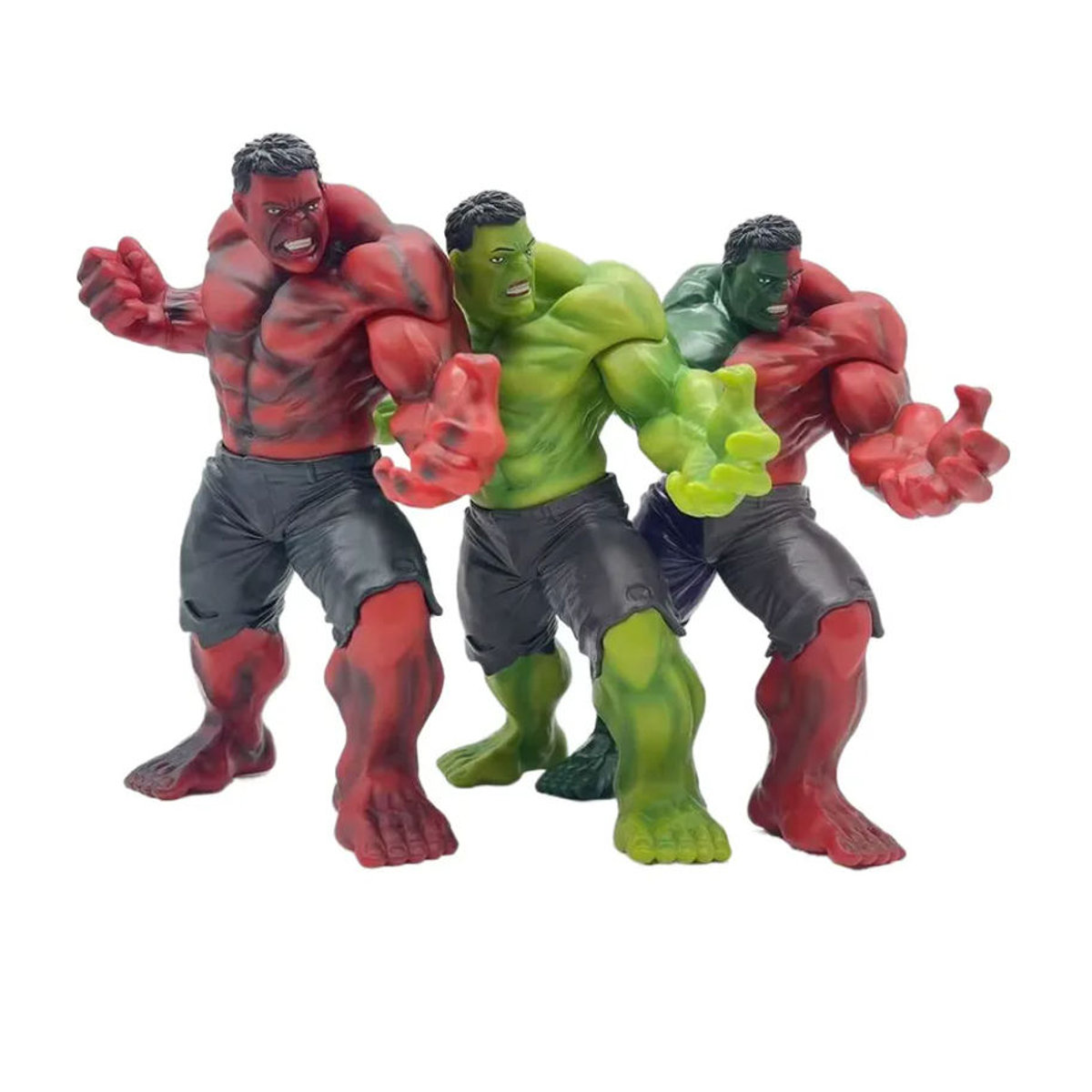 Hot Toys Hulk Roter Riese Actionfigur aus Kunststoff, Höhe: 20 cm, Farbe: Rot/Mehrfarbig - Bild 7