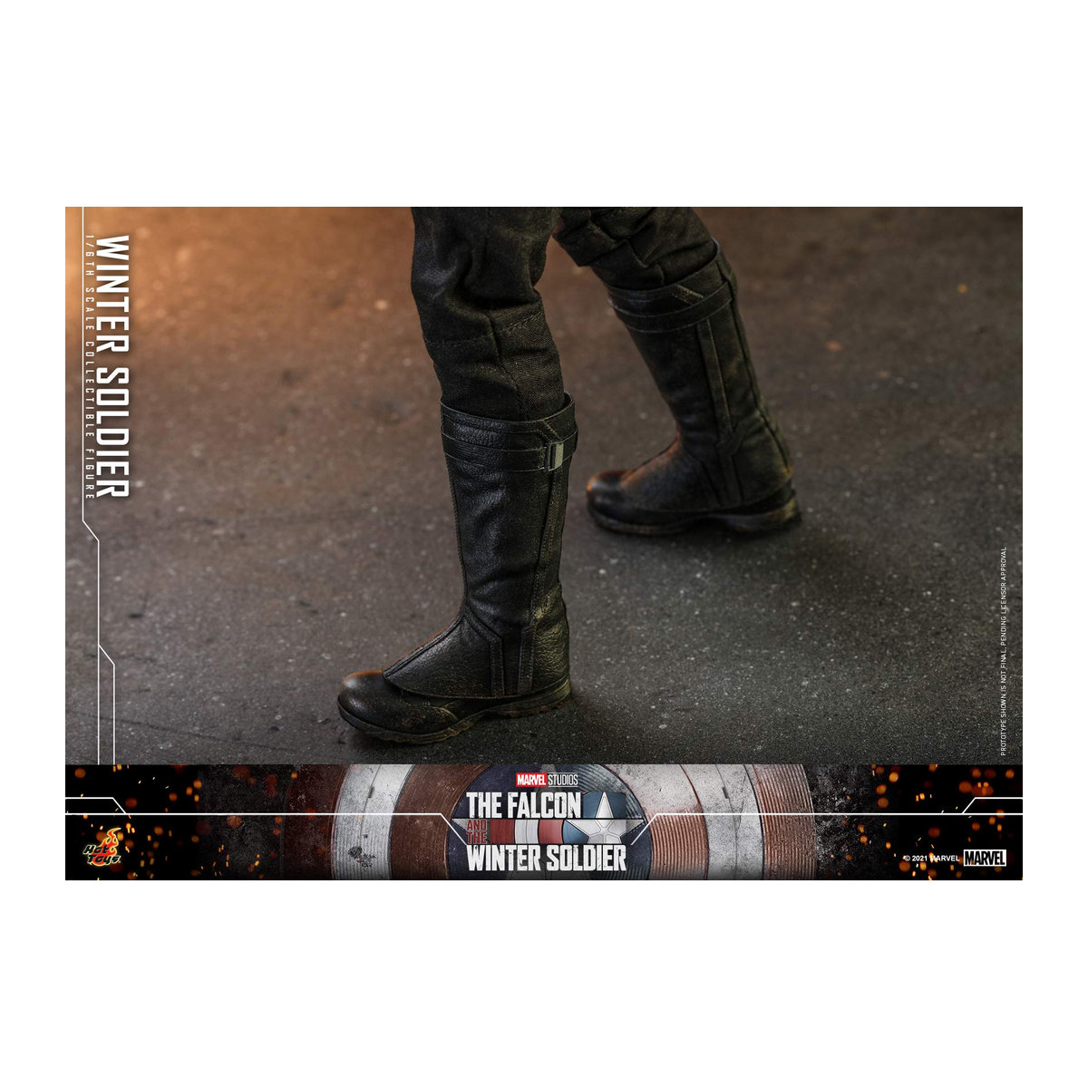 Hot Toys Superheldenfigur Falcon & Winter Soldier im 1/6 Maßstab in Schwarz - Bild 3