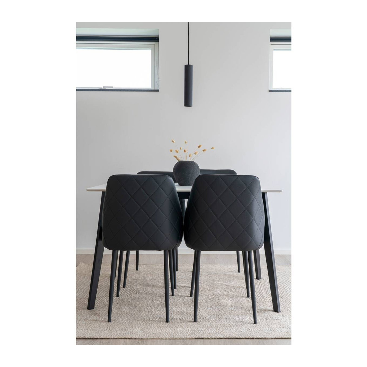 House Nordic Pendelleuchte Paris Schwarz aus Stahl mit GU10 Fassung im skandinavischen Design - Bild 2