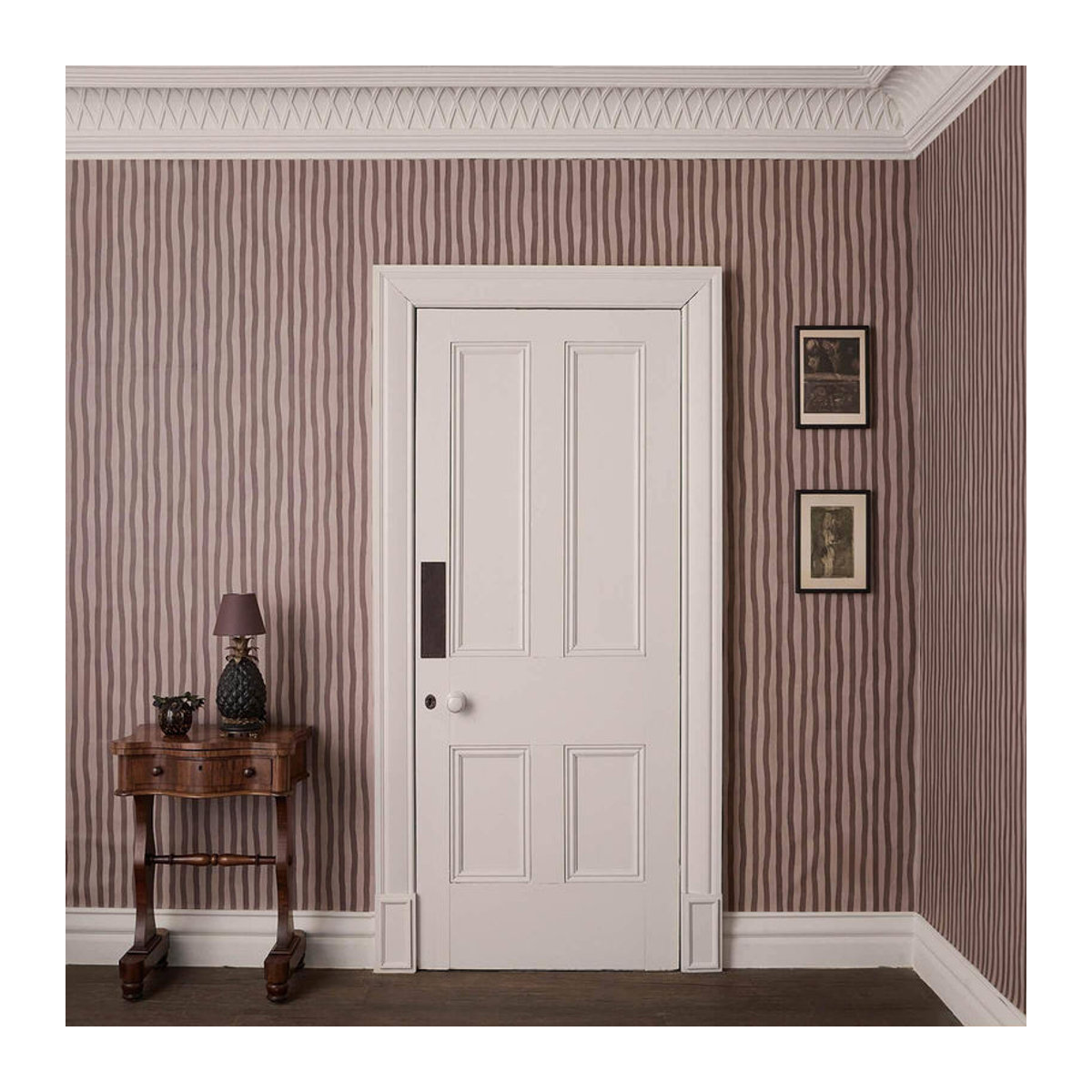 House of Hackney Tapete Artists Stripe in Carnelian Rot Bunt aus Vlies - Bild 2