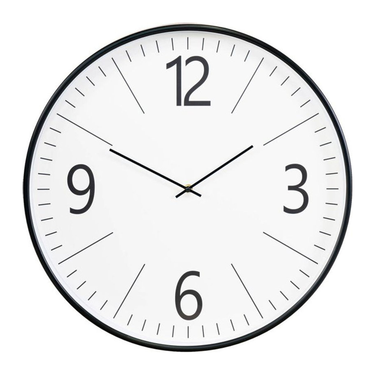 Housenordic Biel Wanduhr rund, schwarz-weiß, Durchmesser: 51 cm - Bild 1