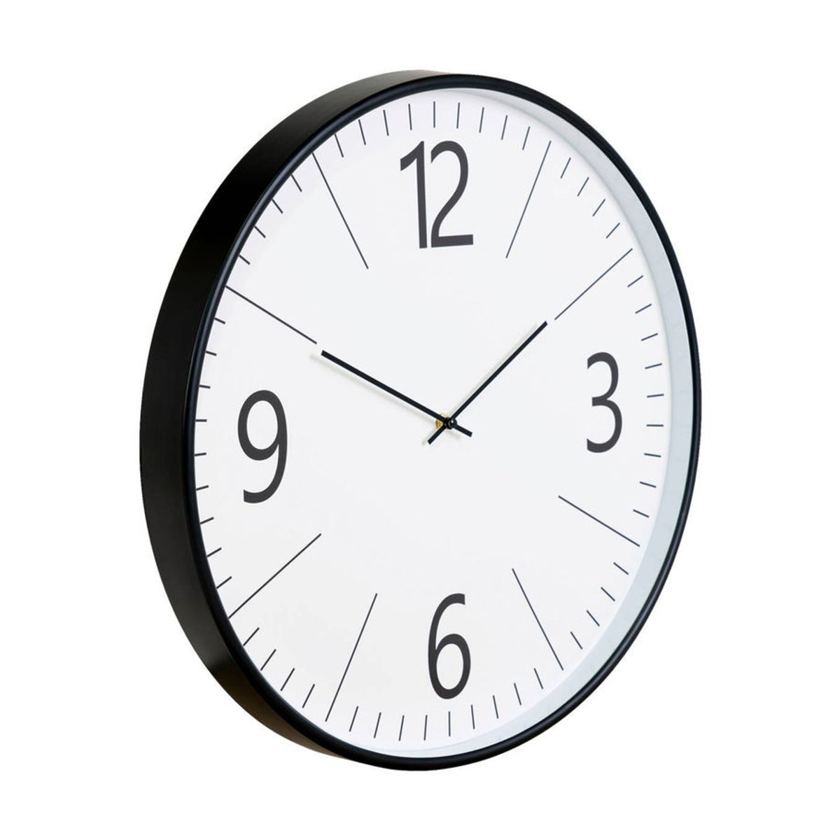 Housenordic Biel Wanduhr rund, schwarz-weiß, Durchmesser: 51 cm - Bild 2