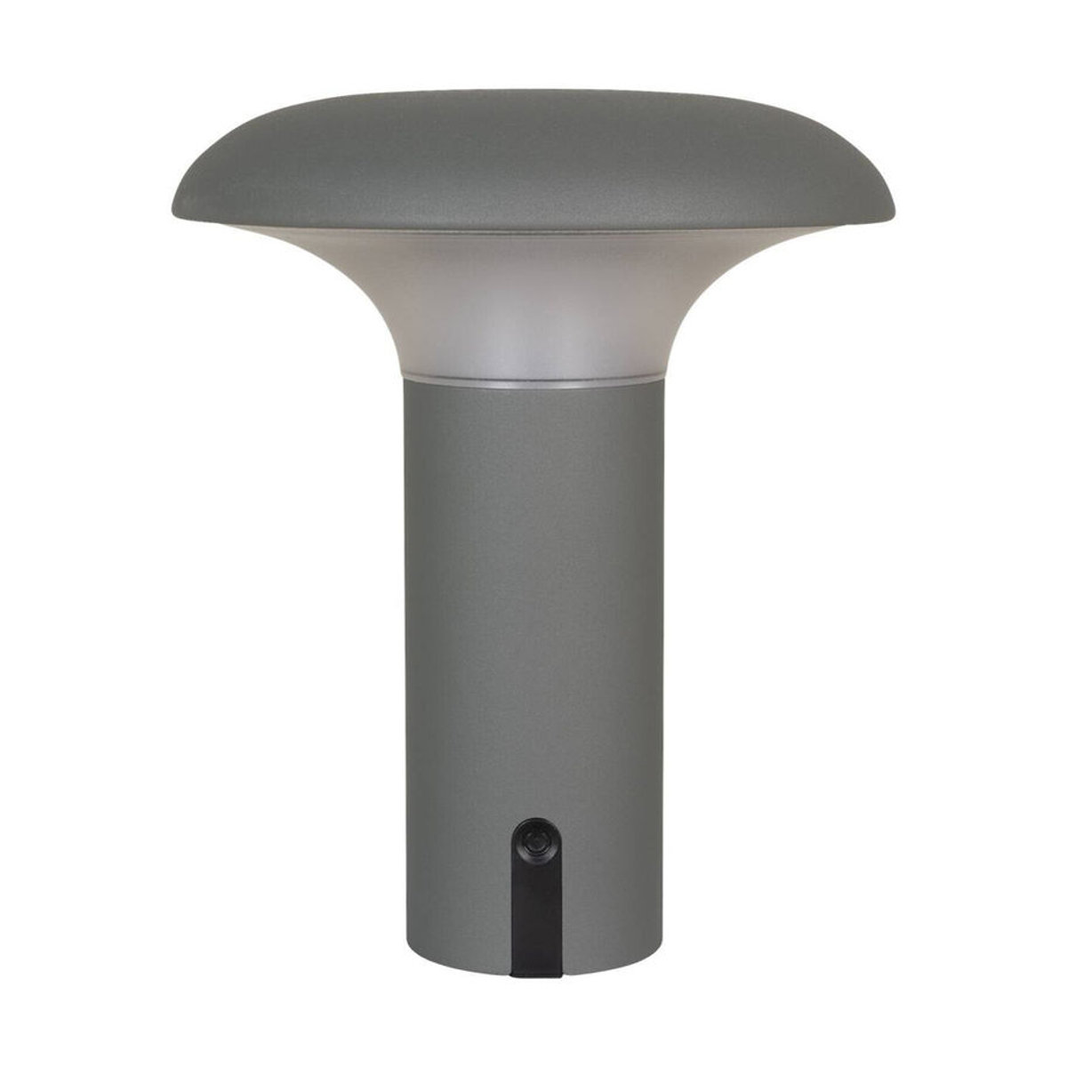 Housenordic Ramsey LED Tischlampe Grau Modern Minimalistisch aus Polypropylen und Metall H: 21 cm, B: 17 cm - Bild 2