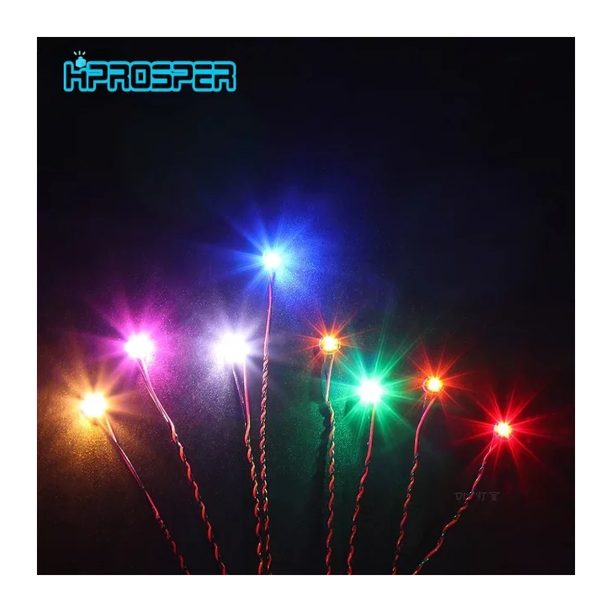 Hprosper 5V LED-Lichtzubehör für Lego-Modelle, 3er-Pack Punktlichter für DIY-Fans - Bild 1