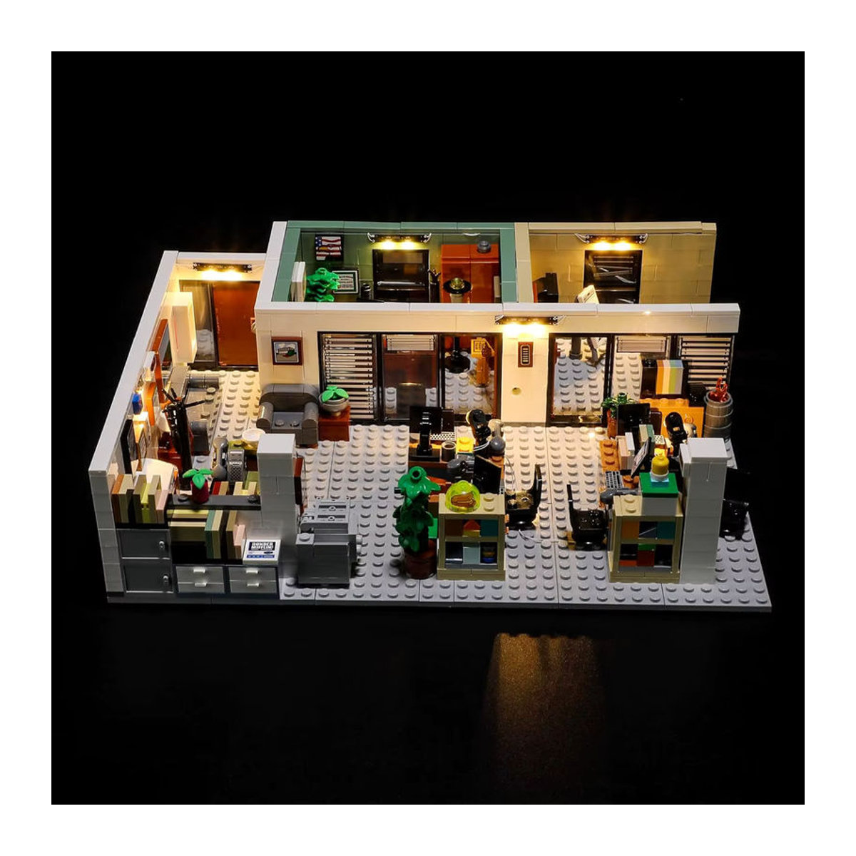 Hprosper 5V LED-Tischlampe mit Batteriekasten für Lego 21336 - Bild 2