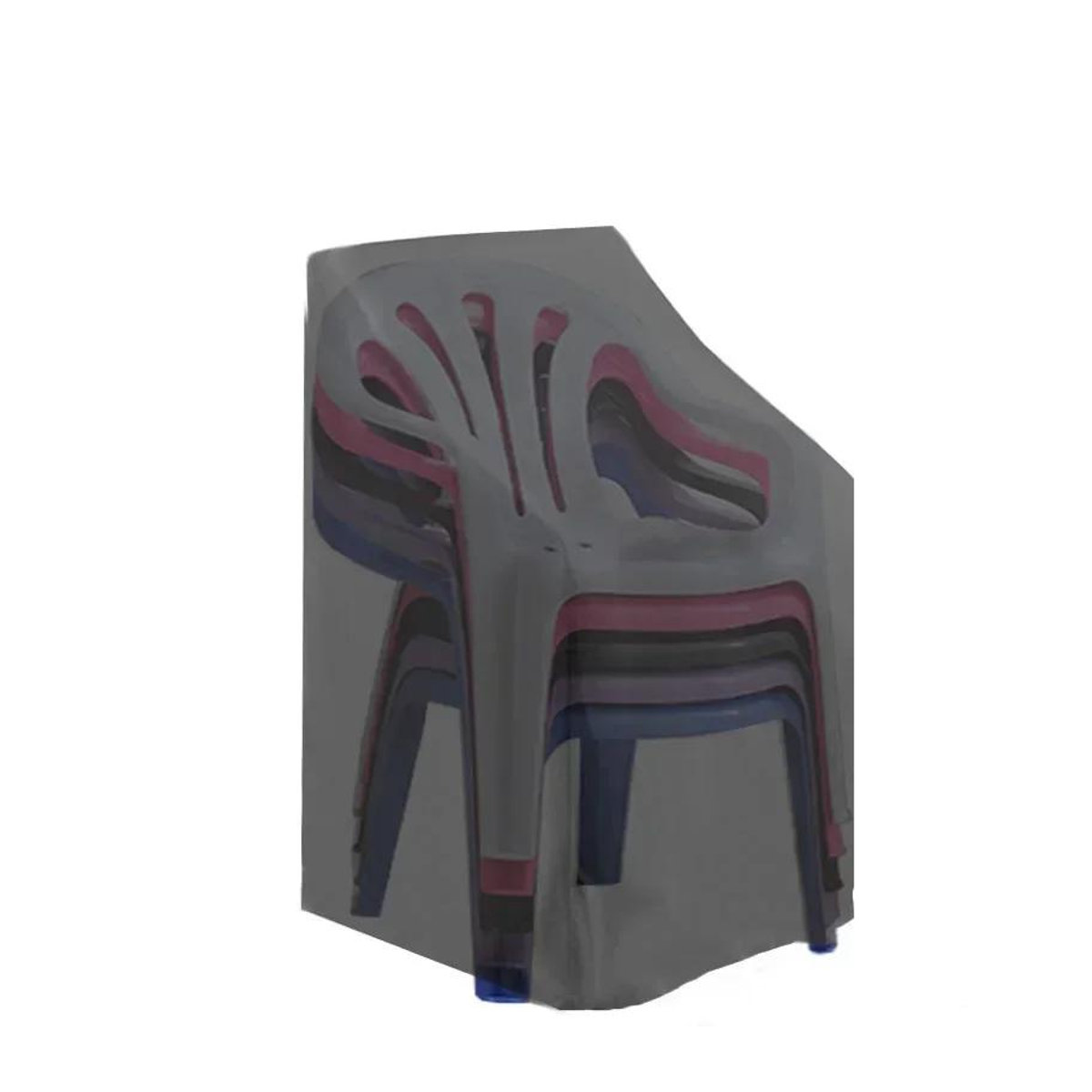 Huapate Staubschutzhülle für Stapelstühle Outdoor, Wasserdicht und Staubdicht, Schwarz, H x B x T: 120 x 64 x 64 cm - Bild 3
