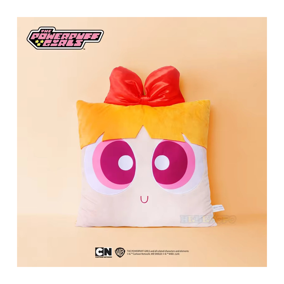HUGKIS Powerpuff Girls Plüschkissen quadratisch, gelb und mehrfarbig, Breite: 38 cm - Bild 3