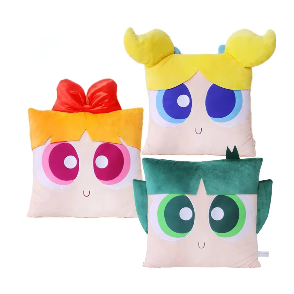 HUGKIS Powerpuff Girls Plüschkissen quadratisch, gelb und mehrfarbig, Breite: 38 cm - Bild 4