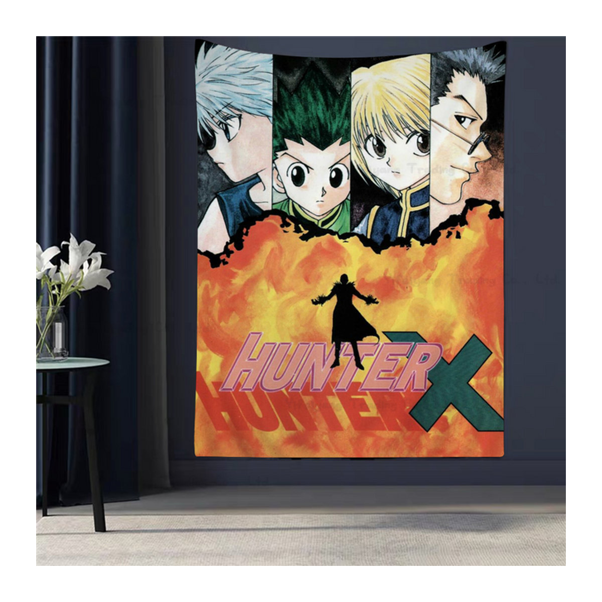 Hunter X Hunter Anime Wandteppich Bilibili Kunstdruck Wandbehang Mehrfarbig B/H: 50 x 70 cm - Bild 1