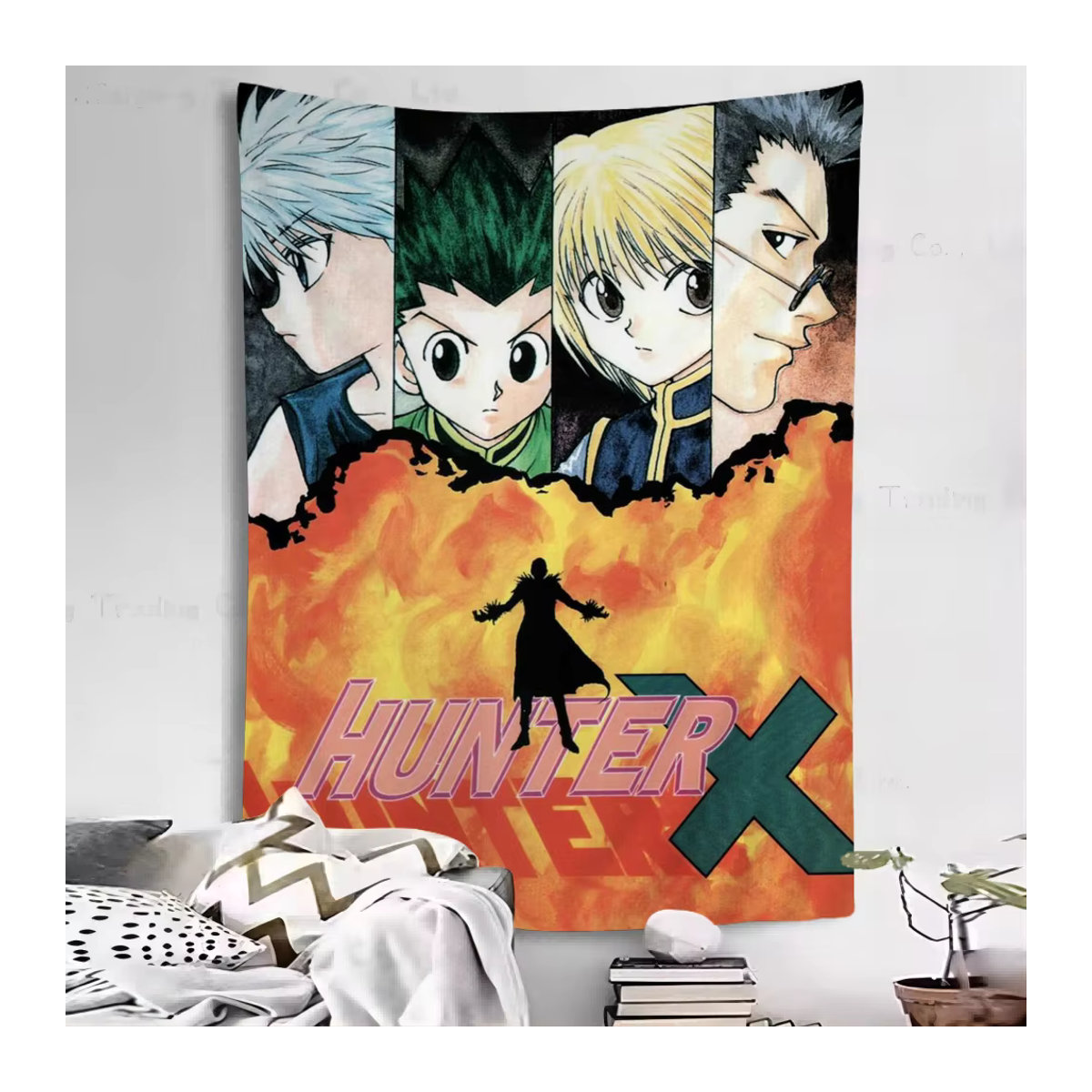Hunter X Hunter Anime Wandteppich Bilibili Kunstdruck Wandbehang Mehrfarbig B/H: 50 x 70 cm - Bild 2