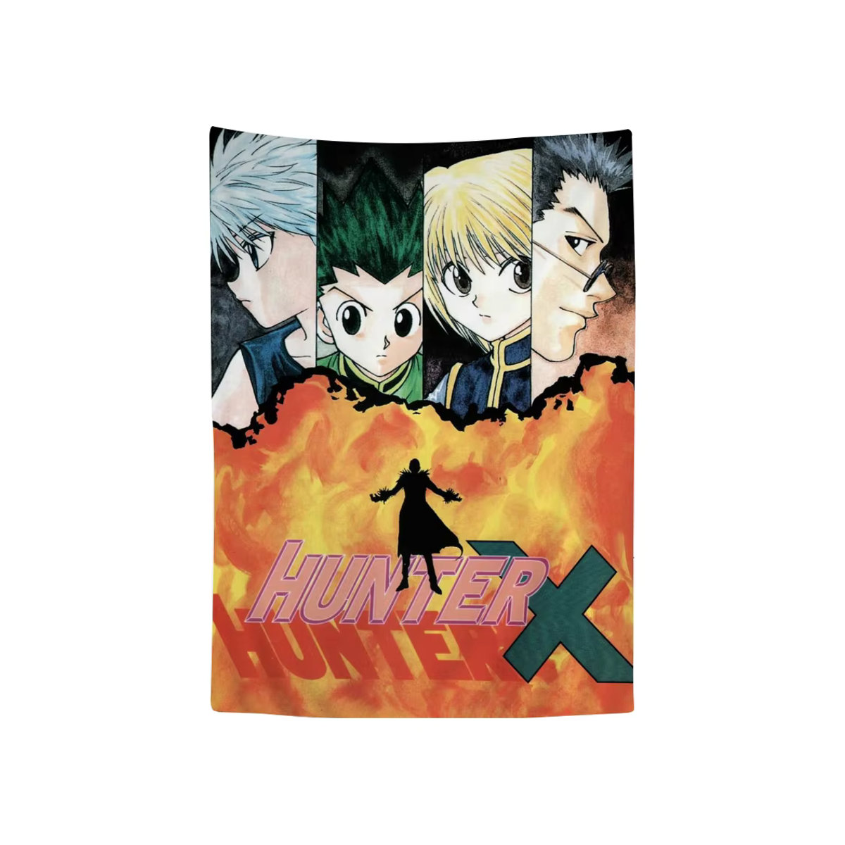 Hunter X Hunter Anime Wandteppich Bilibili Kunstdruck Wandbehang Mehrfarbig B/H: 50 x 70 cm - Bild 7