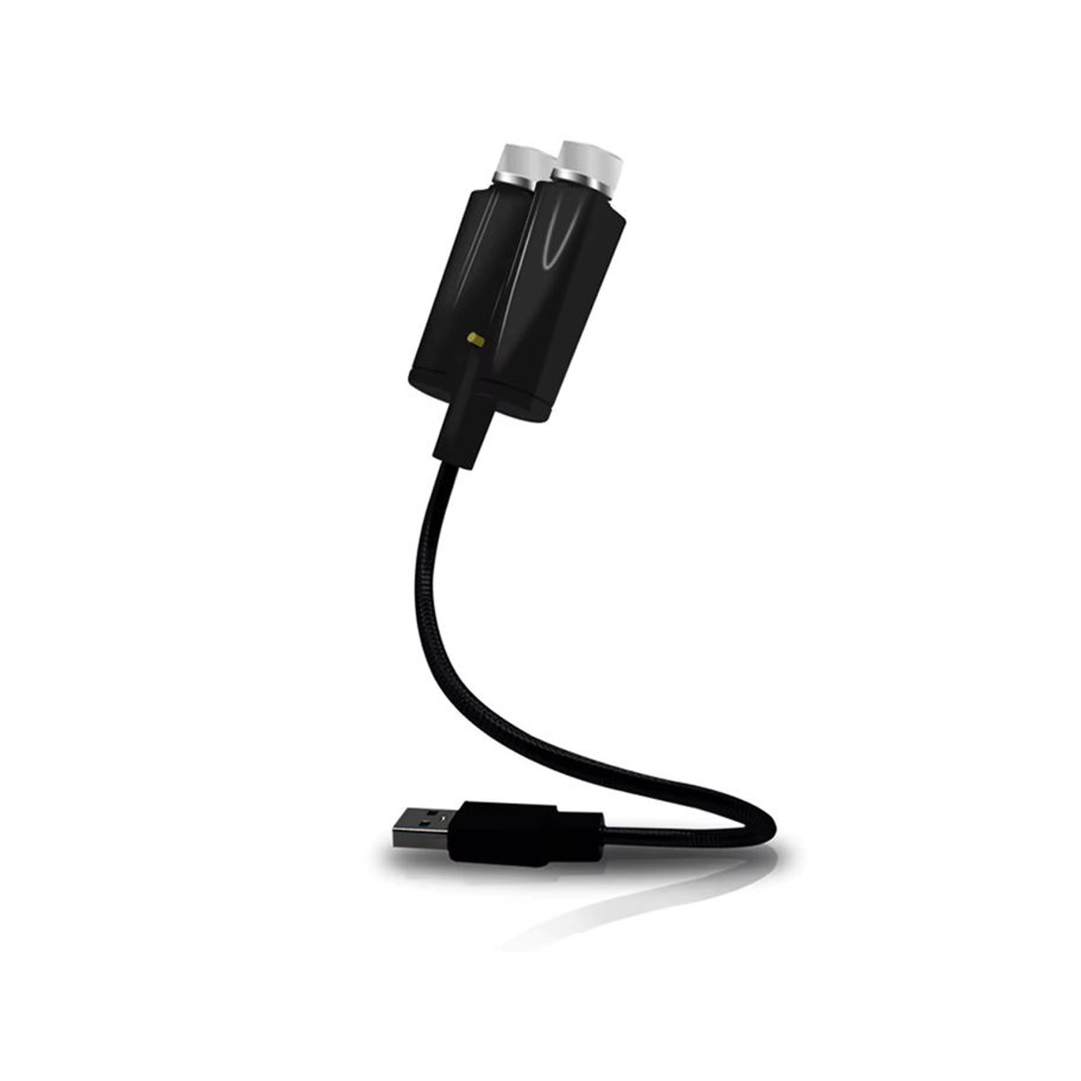 HVIERO Mini LED Sternenhimmel Projektor Schwarz USB Sternen Atmosphäre Licht für Auto und Wohnraum - Bild 4