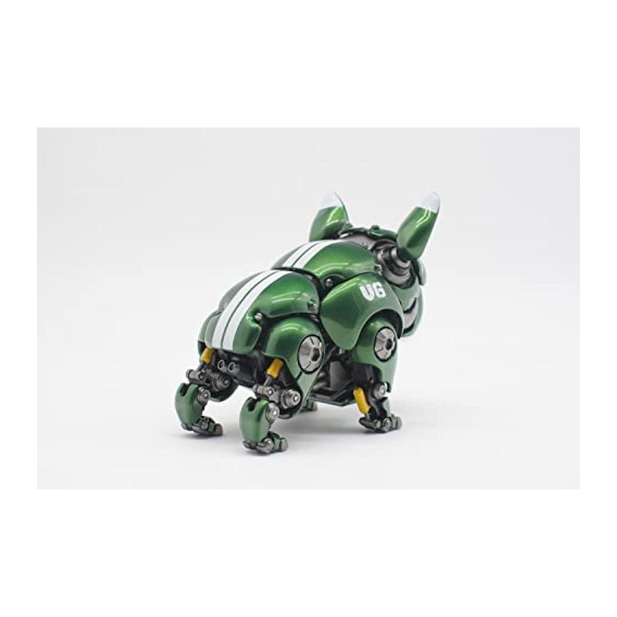HWJ RAMBLER Mecha Bulldog Bewegliche Tierfigur aus PVC und ABS in Grün - Bild 2