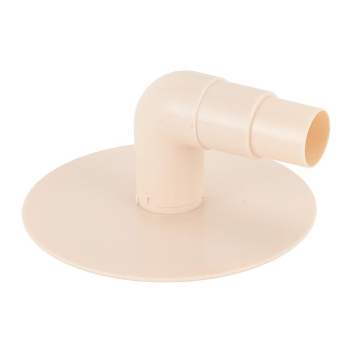 HydroTools Saugplatte für Pool-Skimmer mit Schlauchbogen in Beige - Bild 1