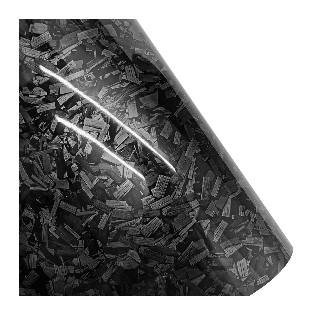 HYXPY Hochglänzender Autoaufkleber in Carbon-Optik aus Kunststoff für die Motorhaube, geometrisches Design, erhältlich in Schwarz, Gold, Silber und Rot - Bild 2