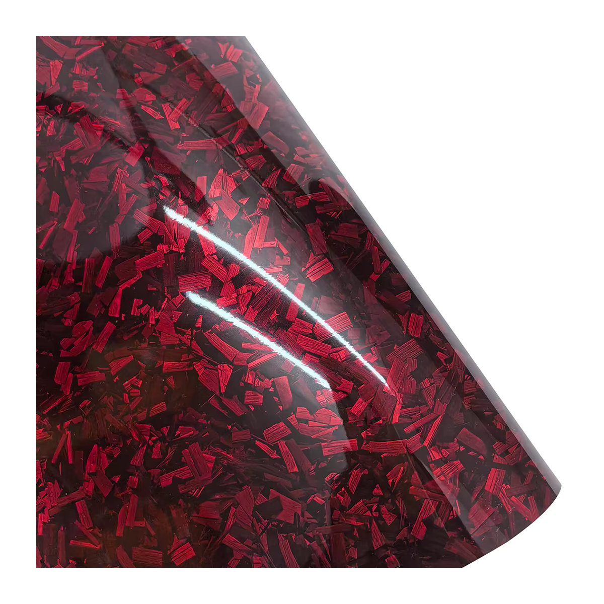 HYXPY Hochglänzender Autoaufkleber in Carbon-Optik aus Kunststoff für die Motorhaube, geometrisches Design, erhältlich in Schwarz, Gold, Silber und Rot - Bild 3