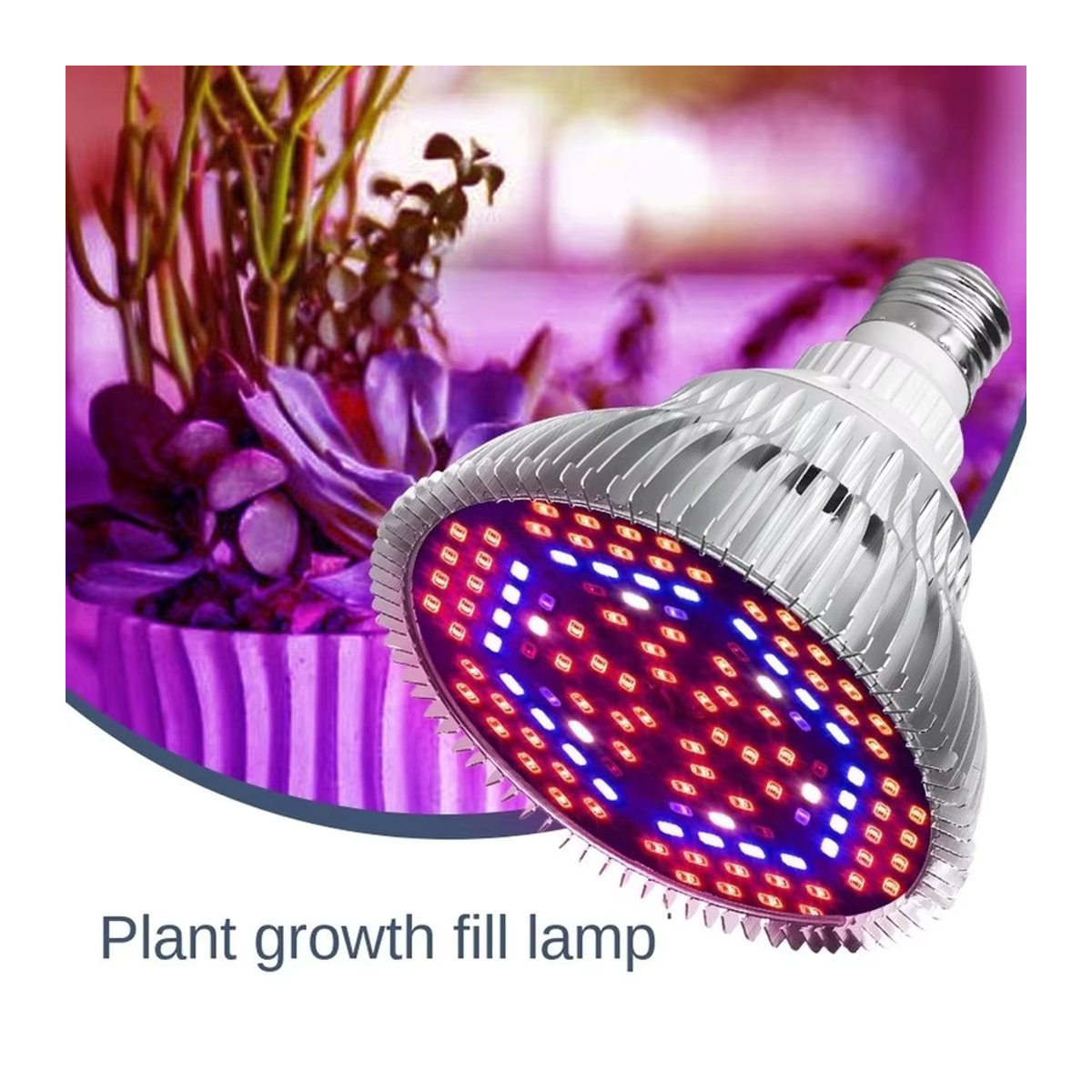 HZZKZZ LED Phyto Grow Light Vollspektrum UV-Pflanzenlampe für Gewächshaus und Hydroponik E27/E14 - Bild 3