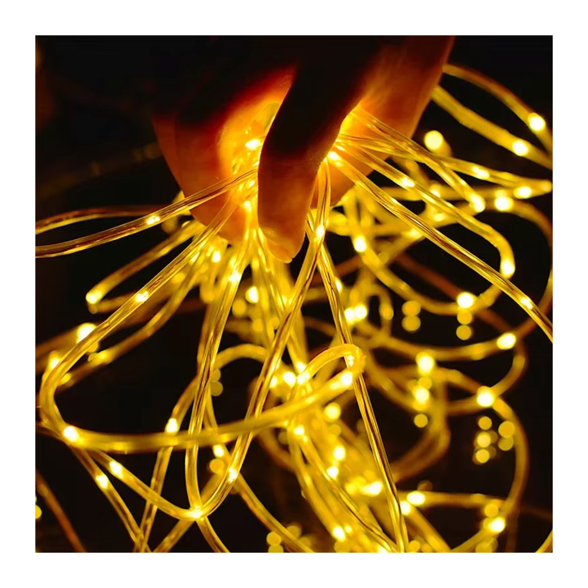 IEEYEEY Solar LED Lichterkette für Outdoor und Garten als Dekoration für Hochzeit oder Party - Bild 2