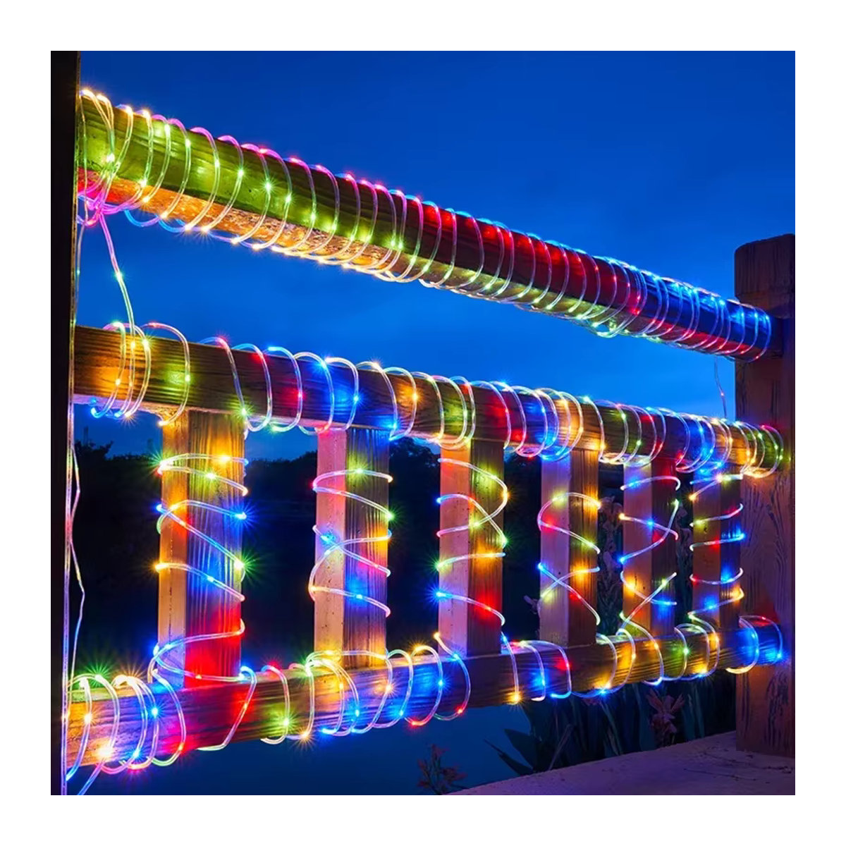 IEEYEEY Solar LED Lichterkette für Outdoor und Garten als Dekoration für Hochzeit oder Party - Bild 4