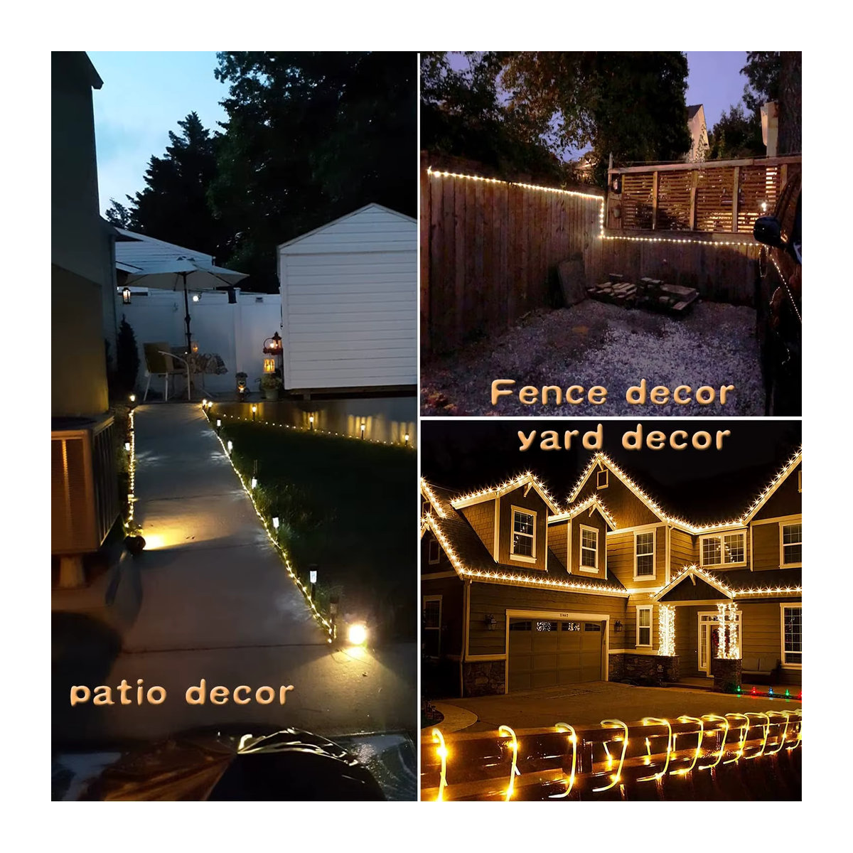 IEEYEEY Solar LED Lichterkette für Outdoor und Garten als Dekoration für Hochzeit oder Party - Bild 6